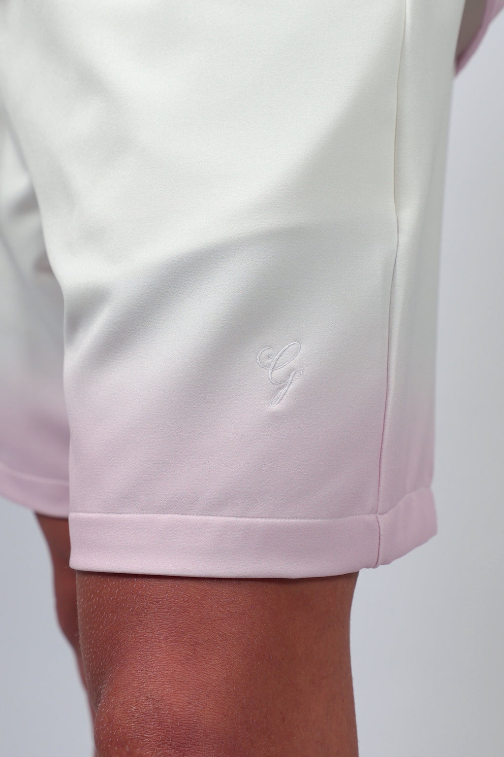 Mens matching shorts Australia — Grandèur pink matching shirt and shorts set